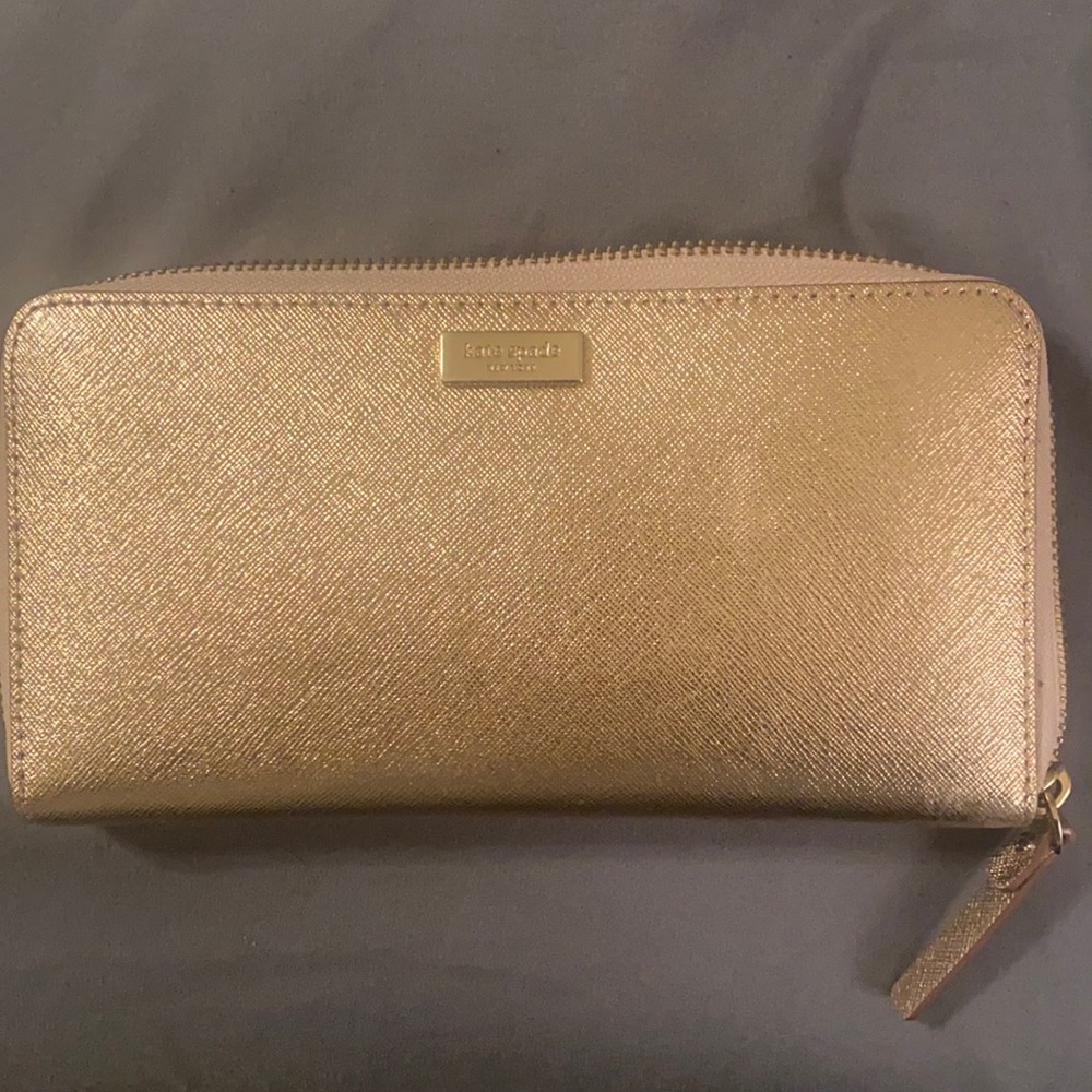 Kate spade rose gold wallet